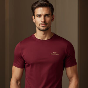 customized round neck 100% cotton t shirts (moq 10 pcs)