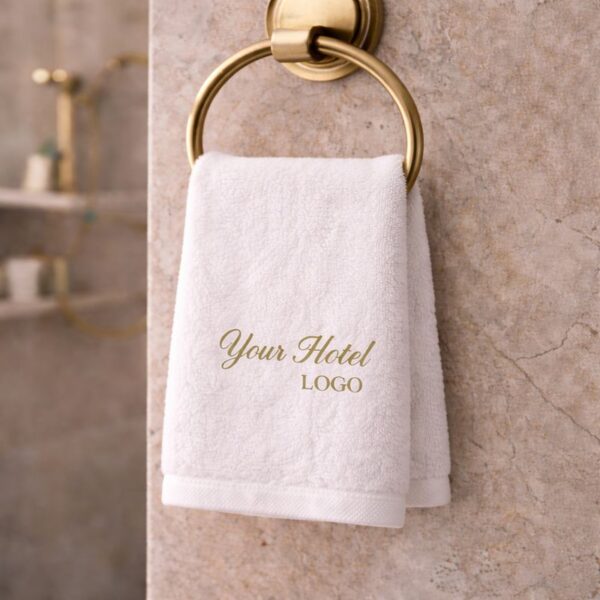 customized 100% cotton hand towel (moq 25 pcs)